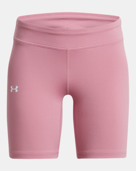 Girls' UA Motion Bike Shorts in Pink image number 0